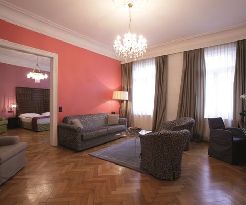 Wohnraum - Grande Suite im Appartement-Hotel an der Riemergasse