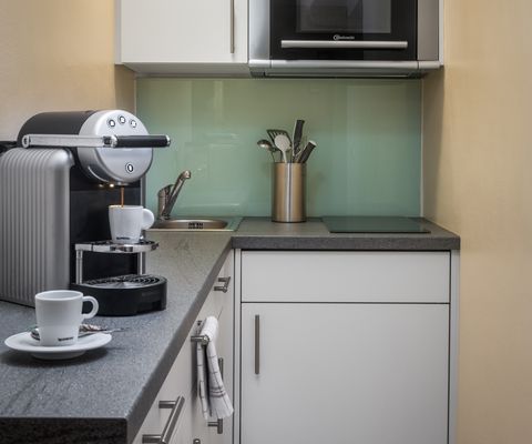 Küche - Studio im Appartement-Hotel an der Riemergasse