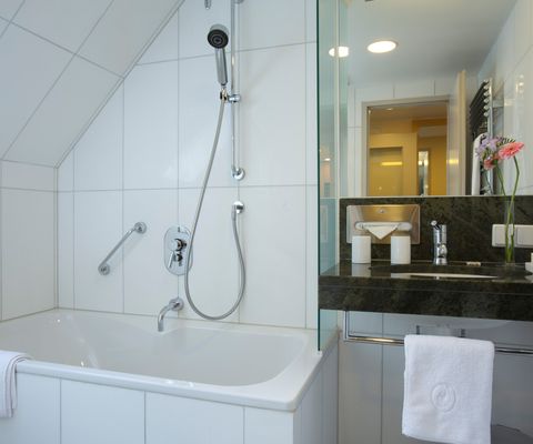 Badezimmer - Studio im Appartement-Hotel an der Riemergasse