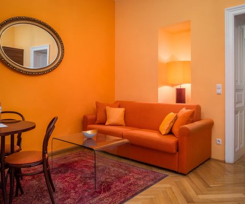 Wohnraum Comfort Suite im Appartement-Hotel an der Riemergasse Wohnraum Comfort Suite im Appartement-Hotel an der Riemergasse