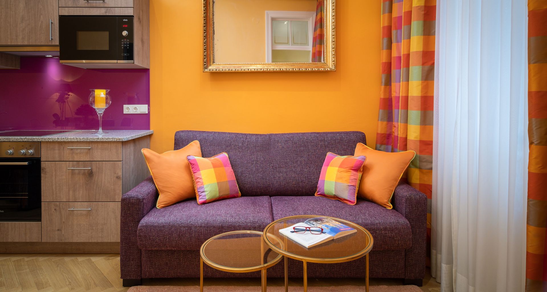 Wohnraum Comfort Suite im Appartement-Hotel an der Riemergasse